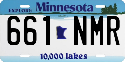 MN license plate 661NMR