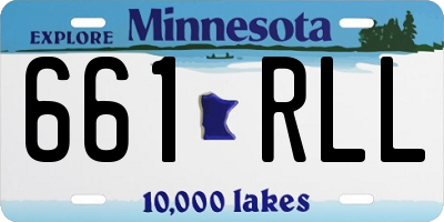 MN license plate 661RLL