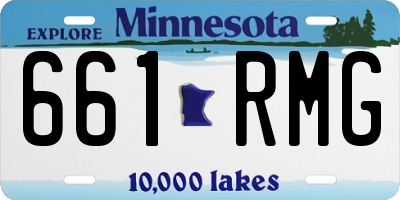 MN license plate 661RMG