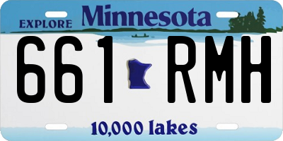 MN license plate 661RMH