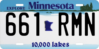 MN license plate 661RMN
