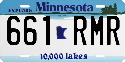 MN license plate 661RMR
