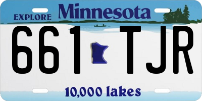 MN license plate 661TJR