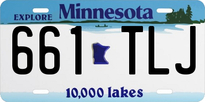 MN license plate 661TLJ