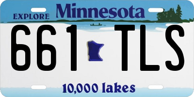 MN license plate 661TLS