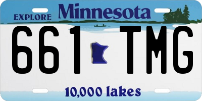 MN license plate 661TMG