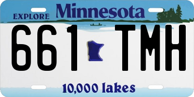 MN license plate 661TMH