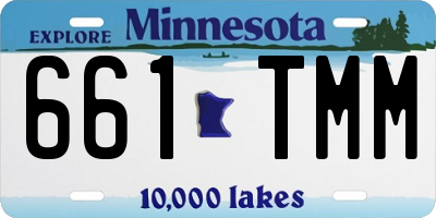 MN license plate 661TMM