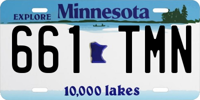 MN license plate 661TMN