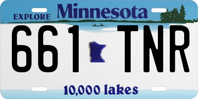 MN license plate 661TNR