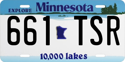 MN license plate 661TSR