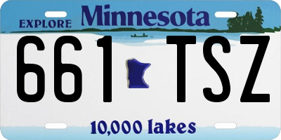 MN license plate 661TSZ