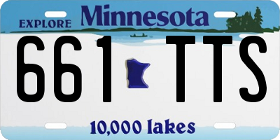 MN license plate 661TTS