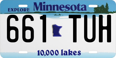 MN license plate 661TUH