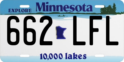 MN license plate 662LFL