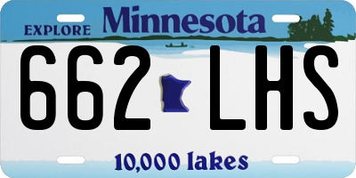 MN license plate 662LHS