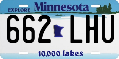MN license plate 662LHU