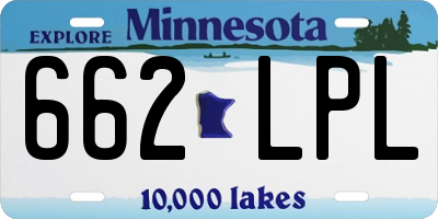 MN license plate 662LPL