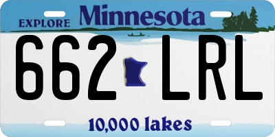 MN license plate 662LRL