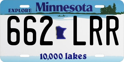 MN license plate 662LRR