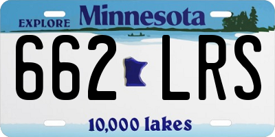 MN license plate 662LRS