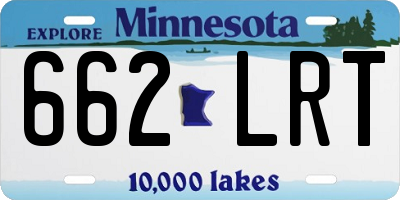 MN license plate 662LRT