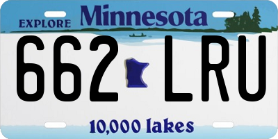 MN license plate 662LRU