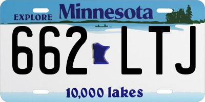 MN license plate 662LTJ