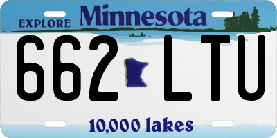 MN license plate 662LTU