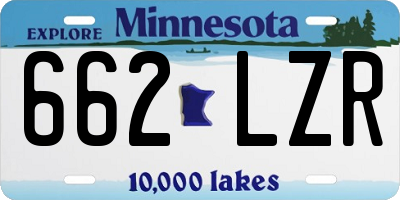 MN license plate 662LZR