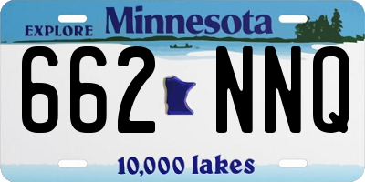 MN license plate 662NNQ