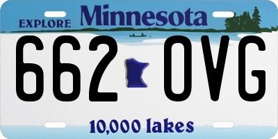 MN license plate 662OVG