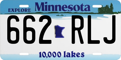 MN license plate 662RLJ