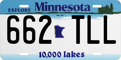 MN license plate 662TLL