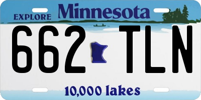 MN license plate 662TLN