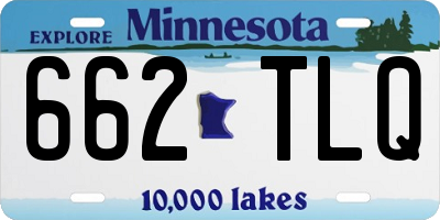 MN license plate 662TLQ