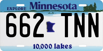 MN license plate 662TNN