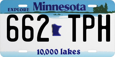 MN license plate 662TPH