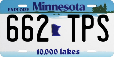 MN license plate 662TPS