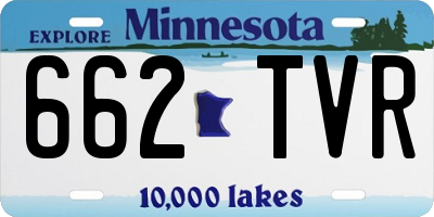 MN license plate 662TVR