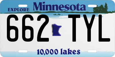 MN license plate 662TYL