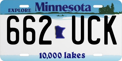 MN license plate 662UCK