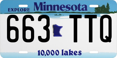MN license plate 663TTQ