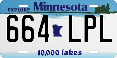 MN license plate 664LPL