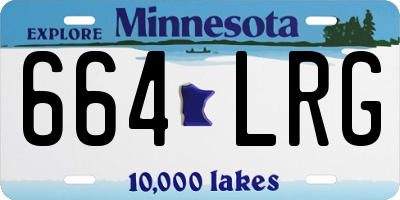 MN license plate 664LRG
