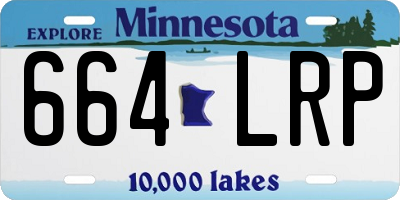 MN license plate 664LRP