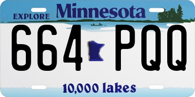 MN license plate 664PQQ