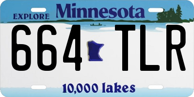 MN license plate 664TLR