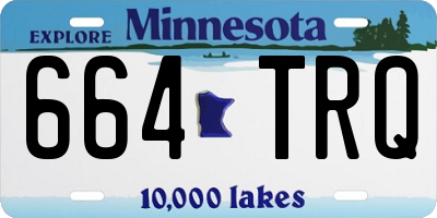 MN license plate 664TRQ