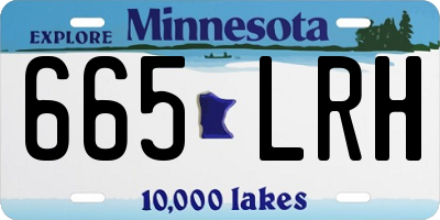 MN license plate 665LRH